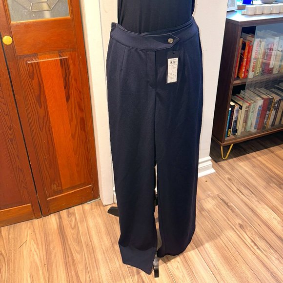 Vero Moda - Navy Blue Dress Pants	- L - Picture 1 of 2